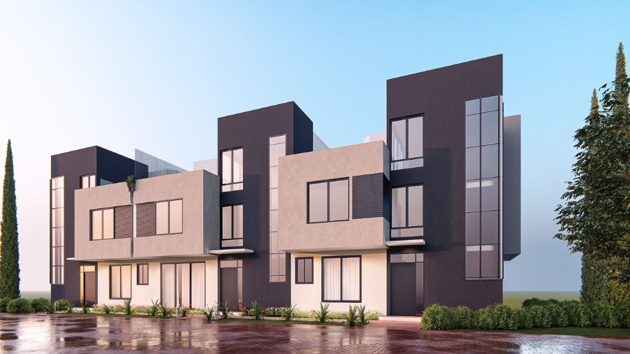 Diseño 3D de proyecto de construcción